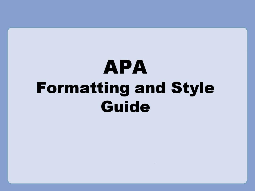 assignment代写,APA Style ,留学生作业代写,APA格式,论文代写