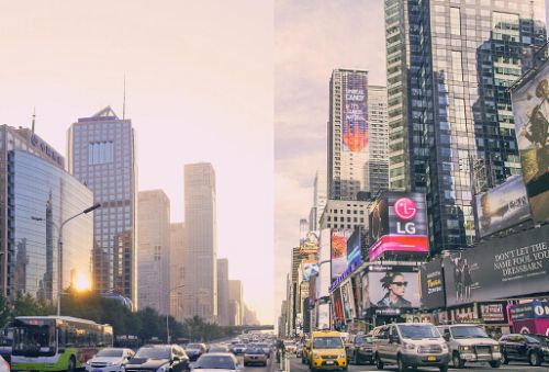 Beijing and New York,北京和纽约,留学生作业代写,essay代写,美国作业代写
